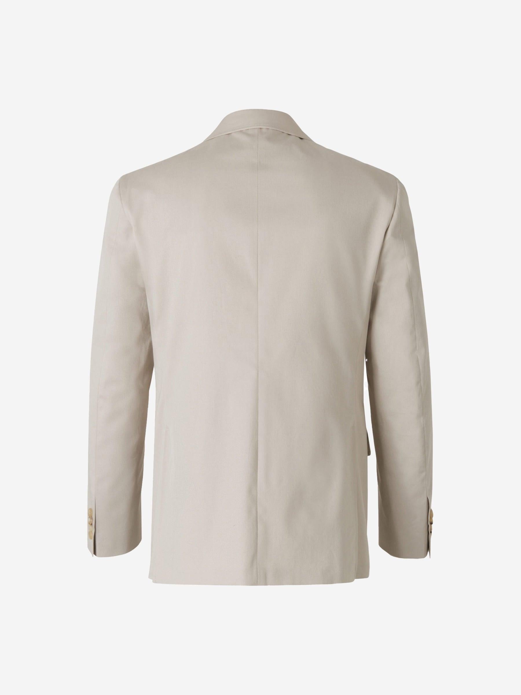 Outlet online Canali Hombre Traje Kei Algodón color Gris Claro sku 311-000336 03 - Foto 10