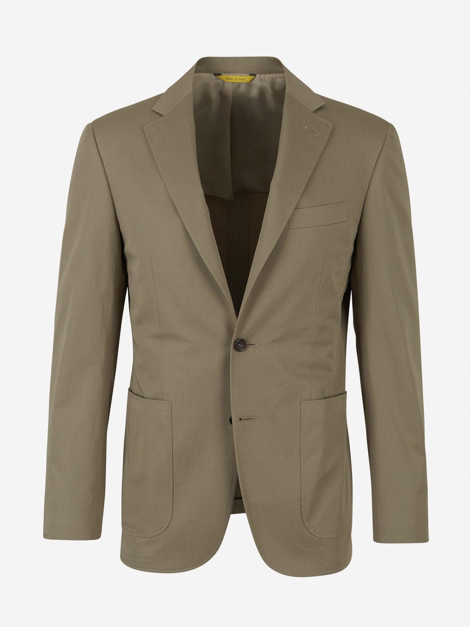 Canali Traje Kei Algodón color Verde Militar sku 311-000336 02 - Foto 4