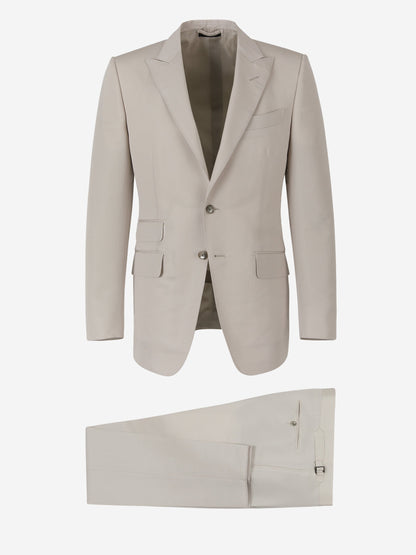 Outlet online Tom Ford Hombre Traje Liso Lana color Beis sku 311-000349 01 - Foto 1
