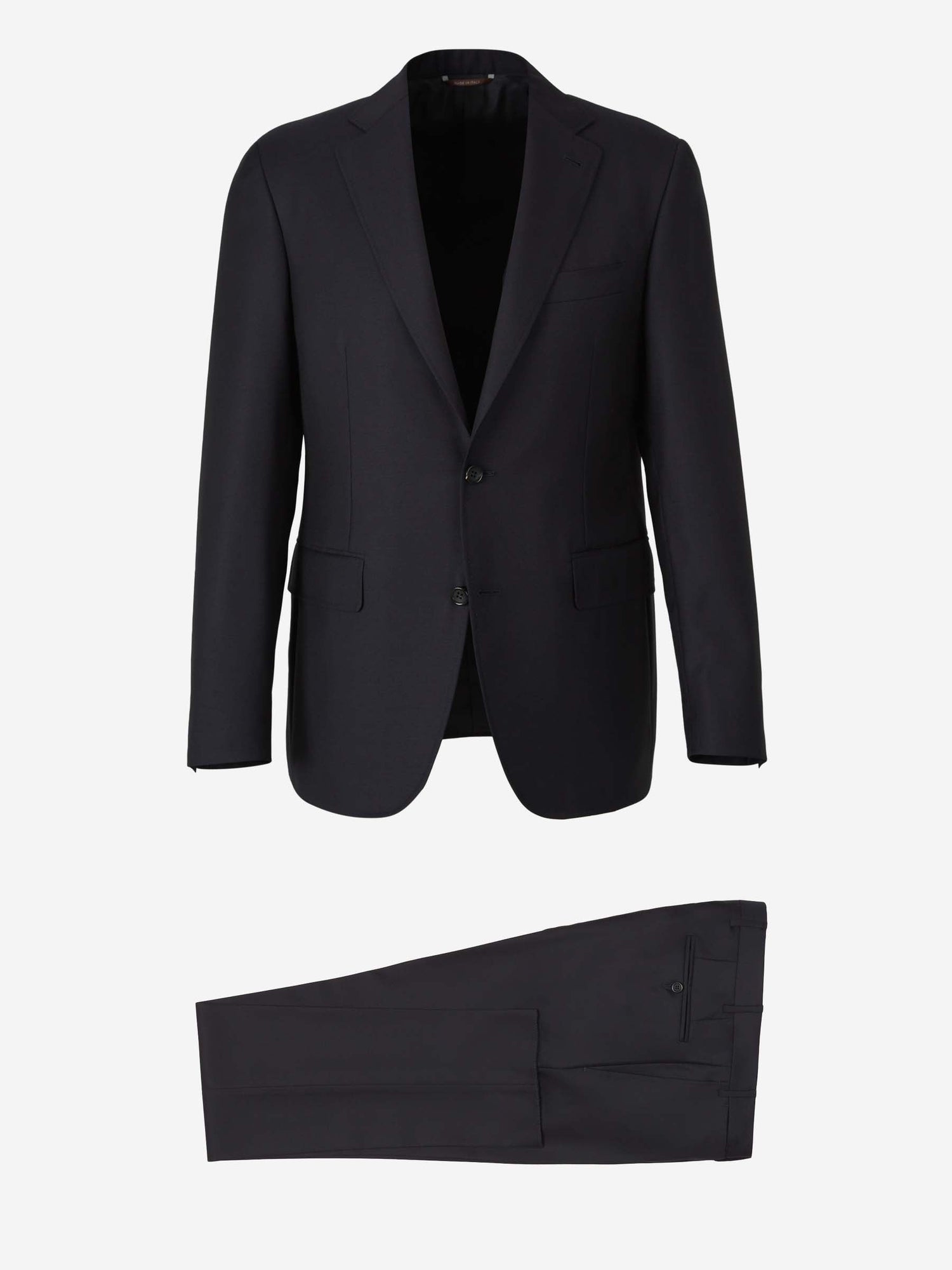 Outlet online Canali Hombre Traje Liso Lana color Azul Noche sku 311-000358 01 - Foto 1