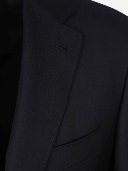 Outlet online Canali Hombre Traje Liso Lana color Azul Noche sku 311-000358 01 - Foto 3
