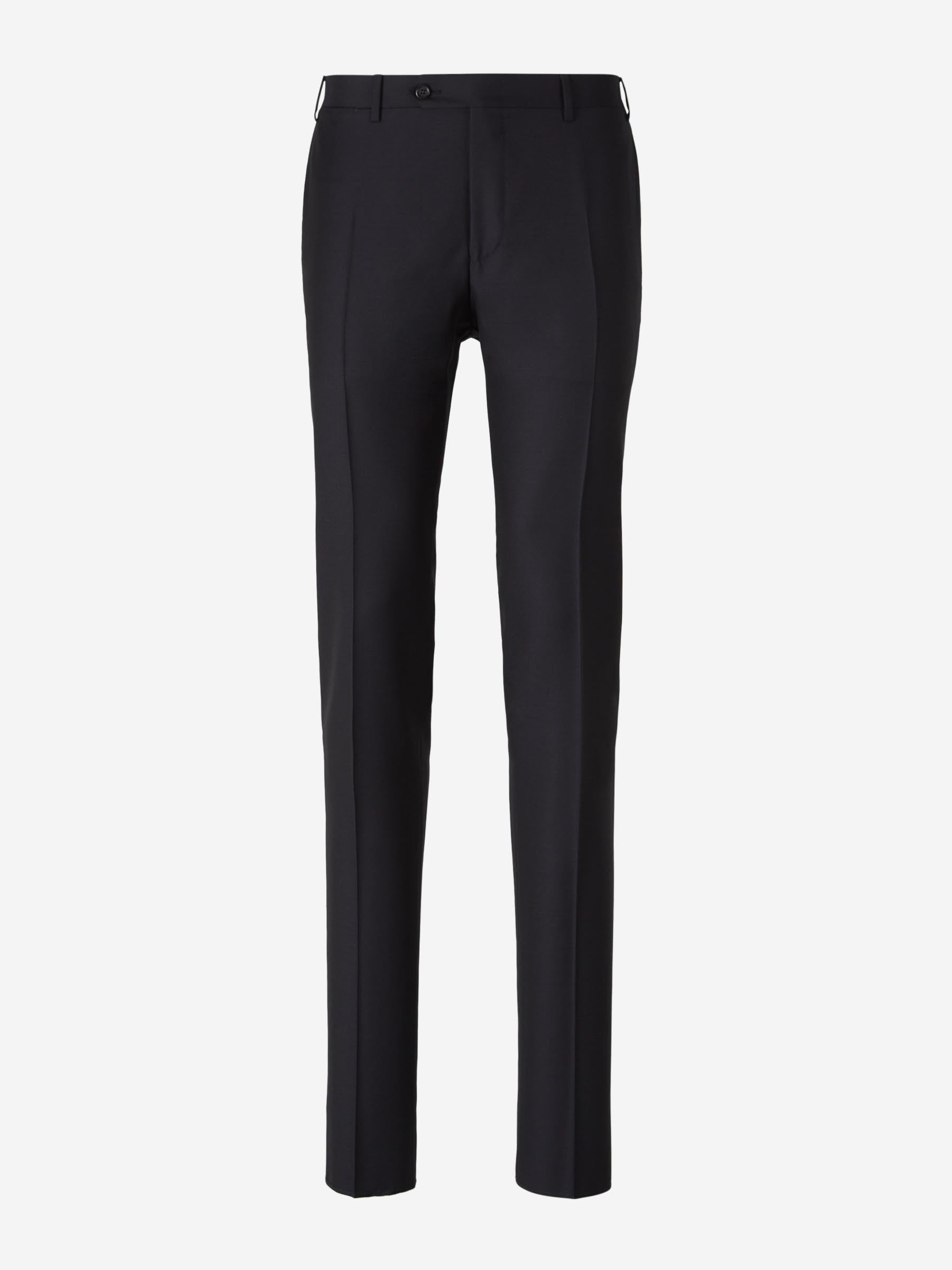 Outlet online Canali Hombre Traje Liso Lana color Azul Noche sku 311-000358 01 - Foto 6