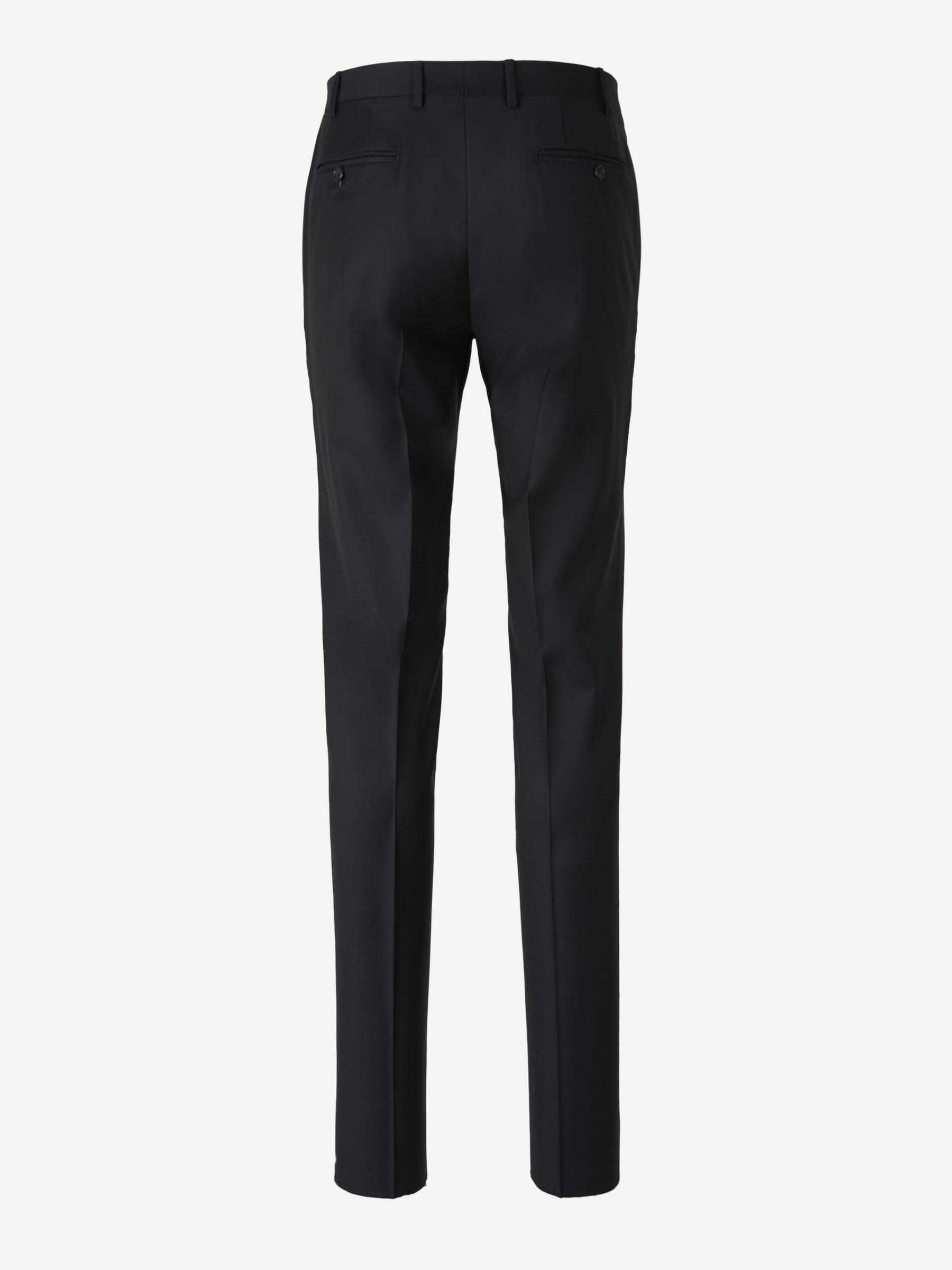 Outlet online Canali Hombre Traje Liso Lana color Azul Noche sku 311-000358 01 - Foto 7
