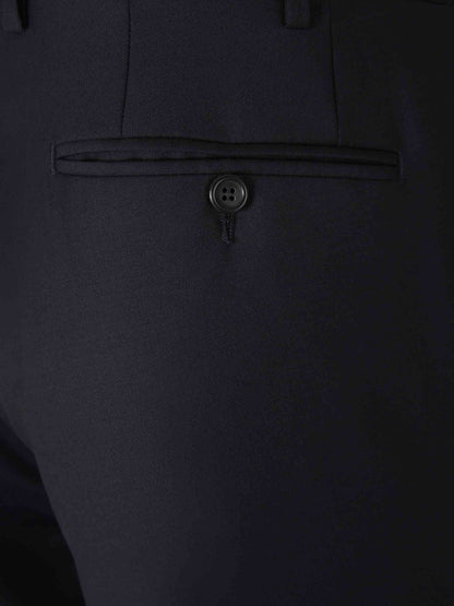 Outlet online Canali Hombre Traje Liso Lana color Azul Noche sku 311-000358 01 - Foto 9