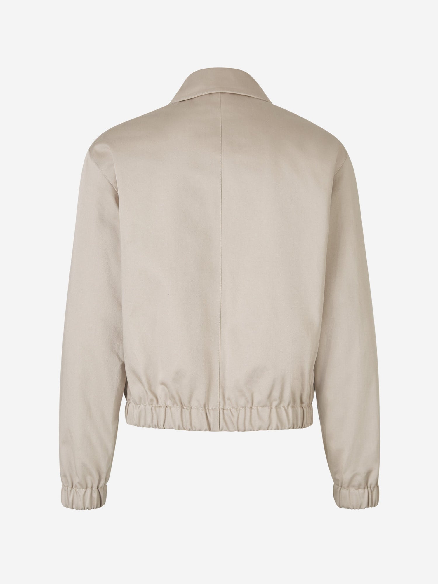 Outlet online Ami Paris Hombre Chaqueta Bomber Logo color Beis sku 512-002194 01 - Foto 4