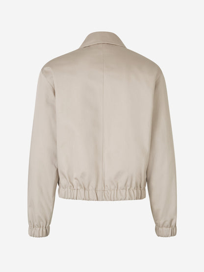 Outlet online Ami Paris Hombre Chaqueta Bomber Logo color Beis sku 512-002194 01 - Foto 4
