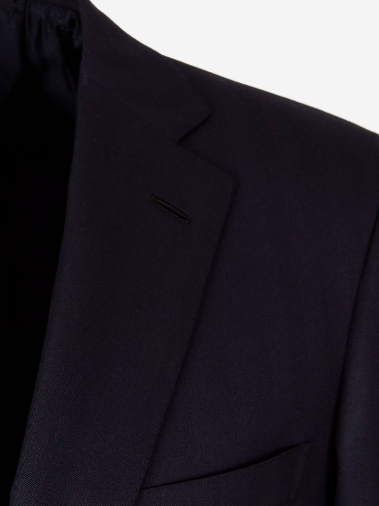 Outlet online Brioni Hombre Traje de lana Herringbone color Negro sku 312-002461 01 - Foto 2