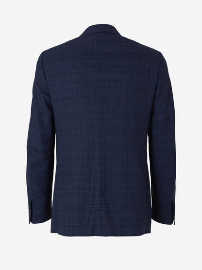 Outlet online Isaia Hombre Traje Cuadros Gregory color Azul Marino sku 312-002510 01 - Foto 3