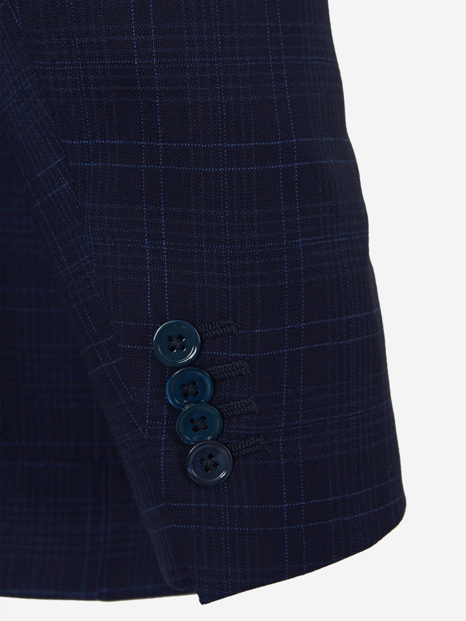 Outlet online Isaia Hombre Traje Cuadros Gregory color Azul Marino sku 312-002510 01 - Foto 6