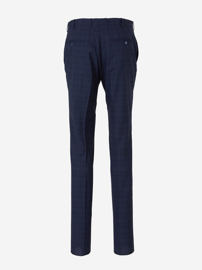 Outlet online Isaia Hombre Traje Cuadros Gregory color Azul Marino sku 312-002510 01 - Foto 8