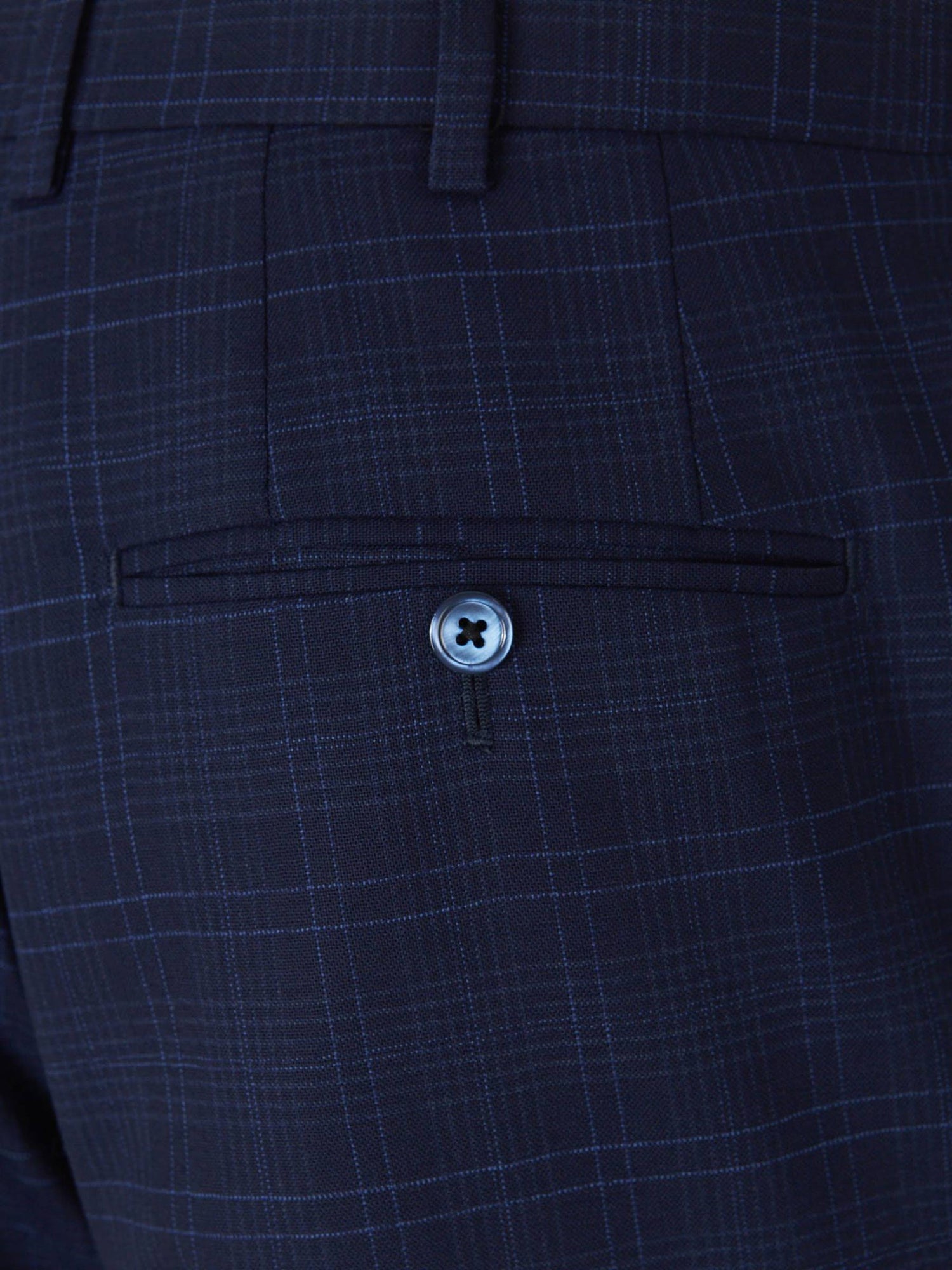 Outlet online Isaia Hombre Traje Cuadros Gregory color Azul Marino sku 312-002510 01 - Foto 10