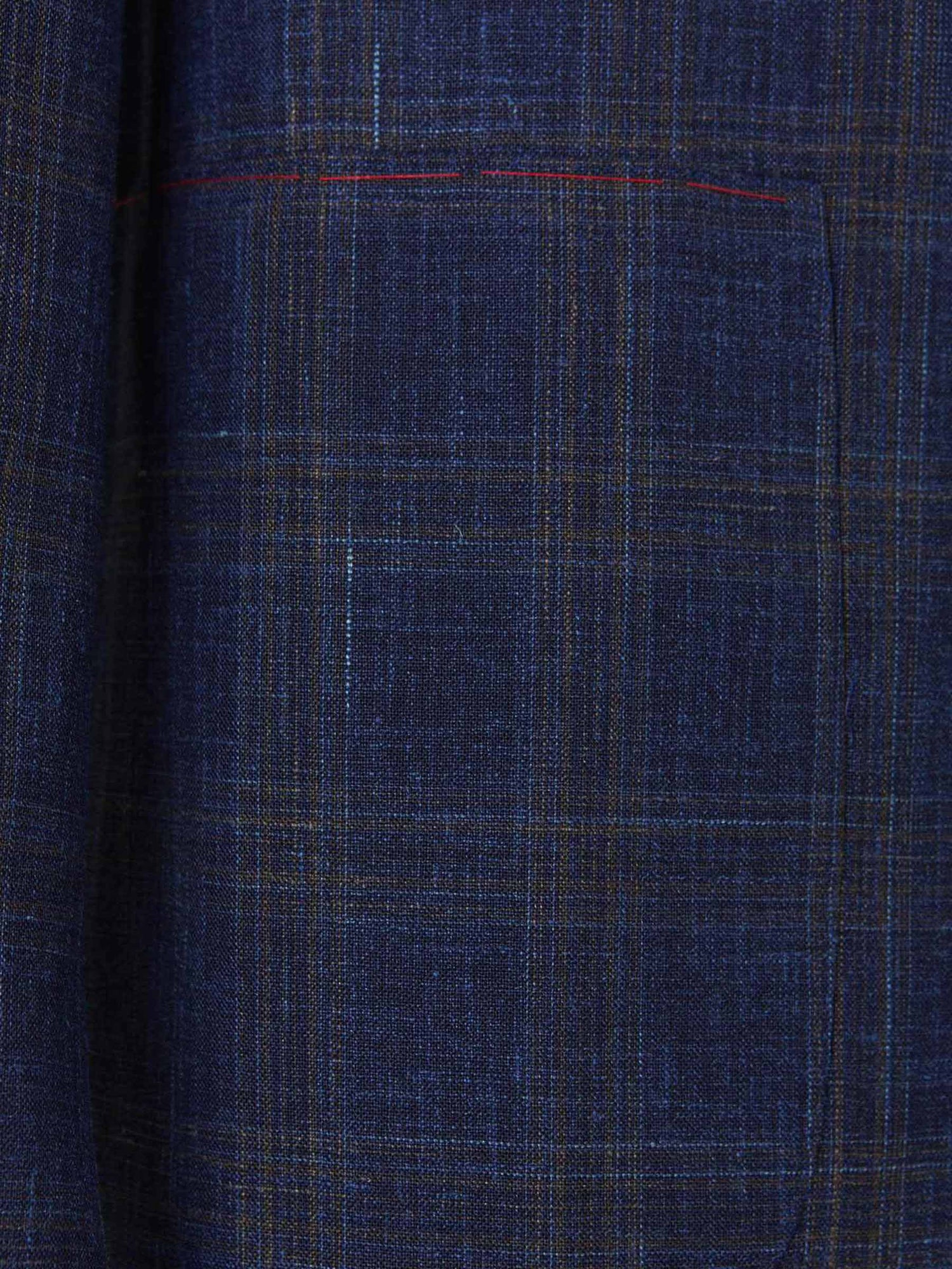 Outlet online Isaia Hombre Traje Cuadros Gregory color Azul Marino sku 312-002511 01 - Foto 5