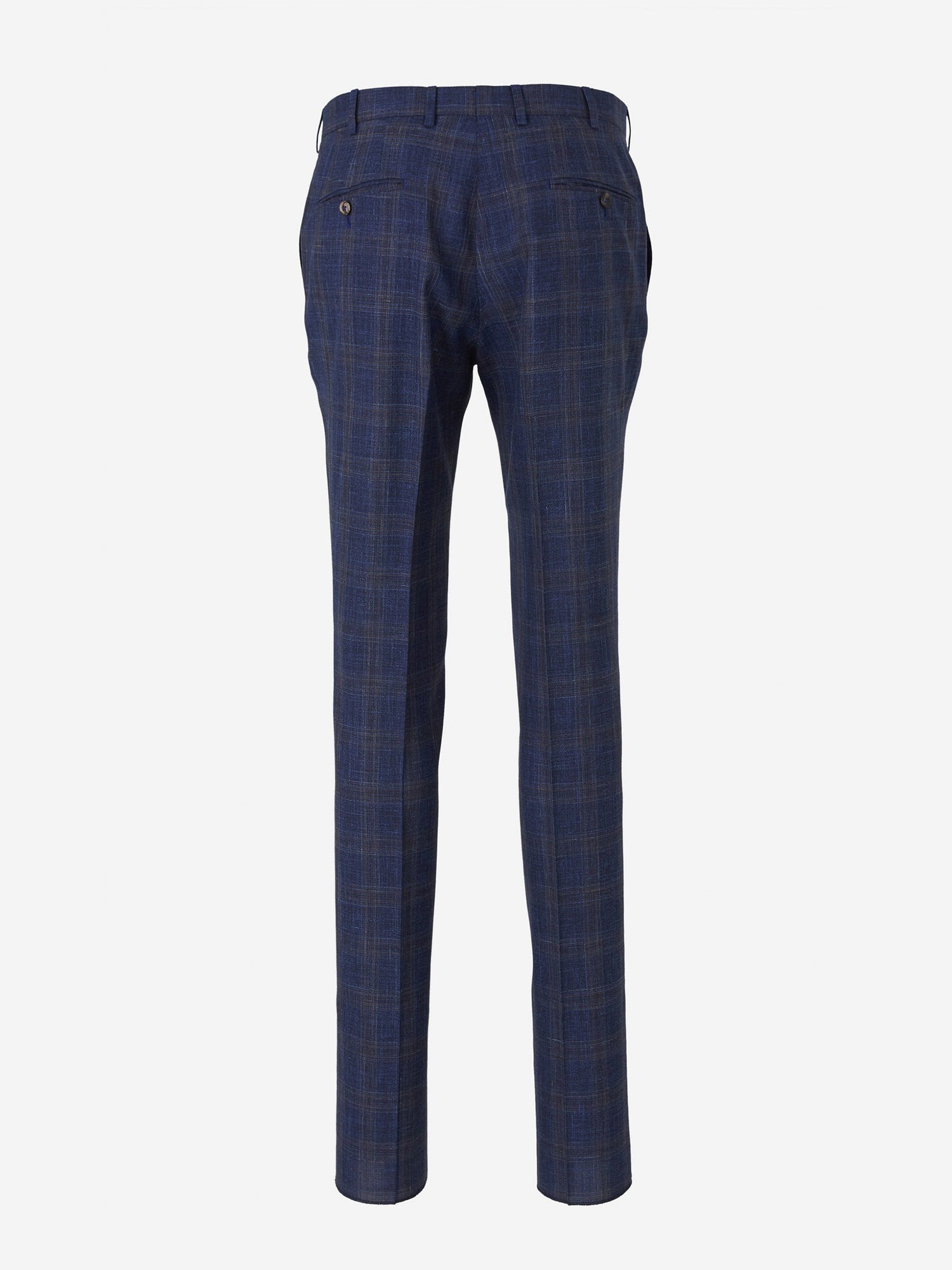 Outlet online Isaia Hombre Traje Cuadros Gregory color Azul Marino sku 312-002511 01 - Foto 8