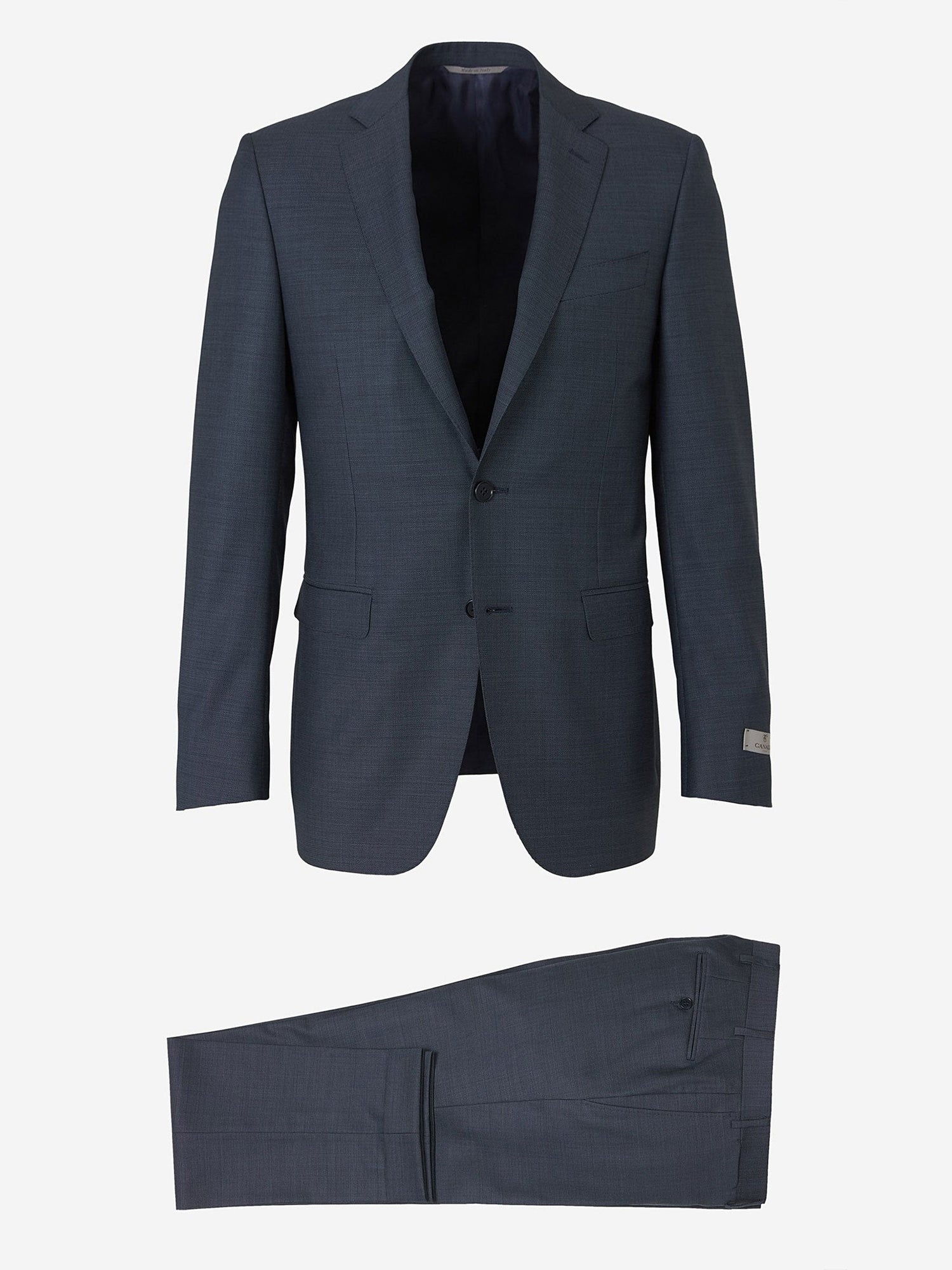 Outlet online Canali Hombre Traje Lana Ojo De Perdiz color Gris Oscuro sku 312-002520 01 - Foto 1