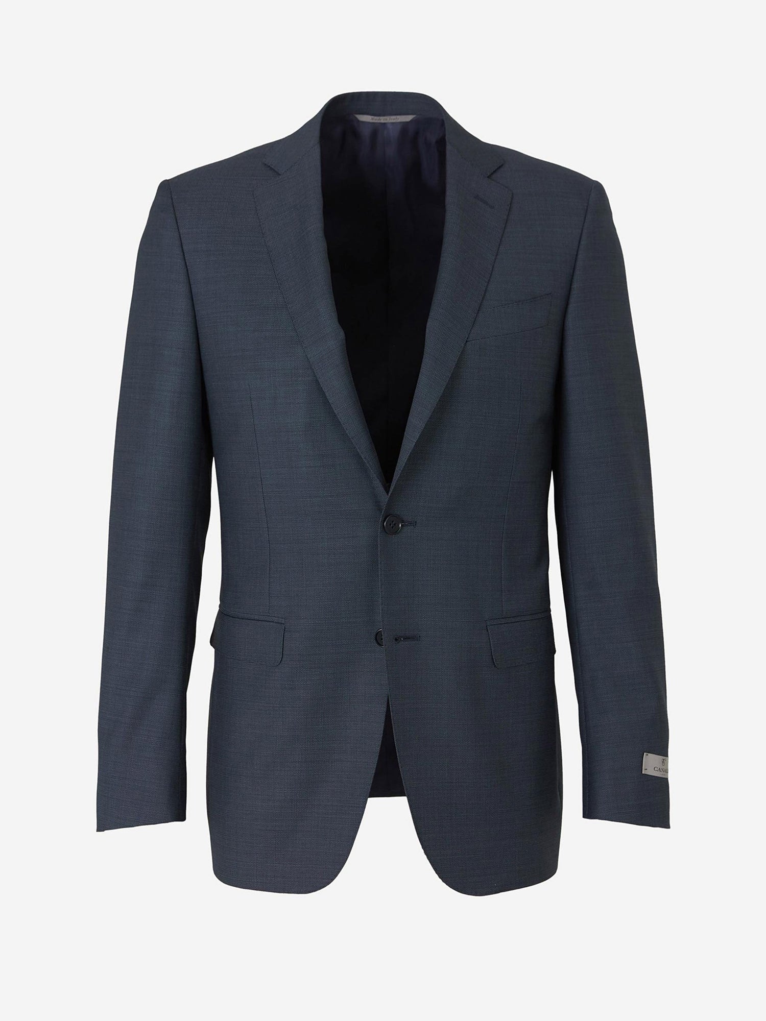 Outlet online Canali Hombre Traje Lana Ojo De Perdiz color Gris Oscuro sku 312-002520 01 - Foto 2