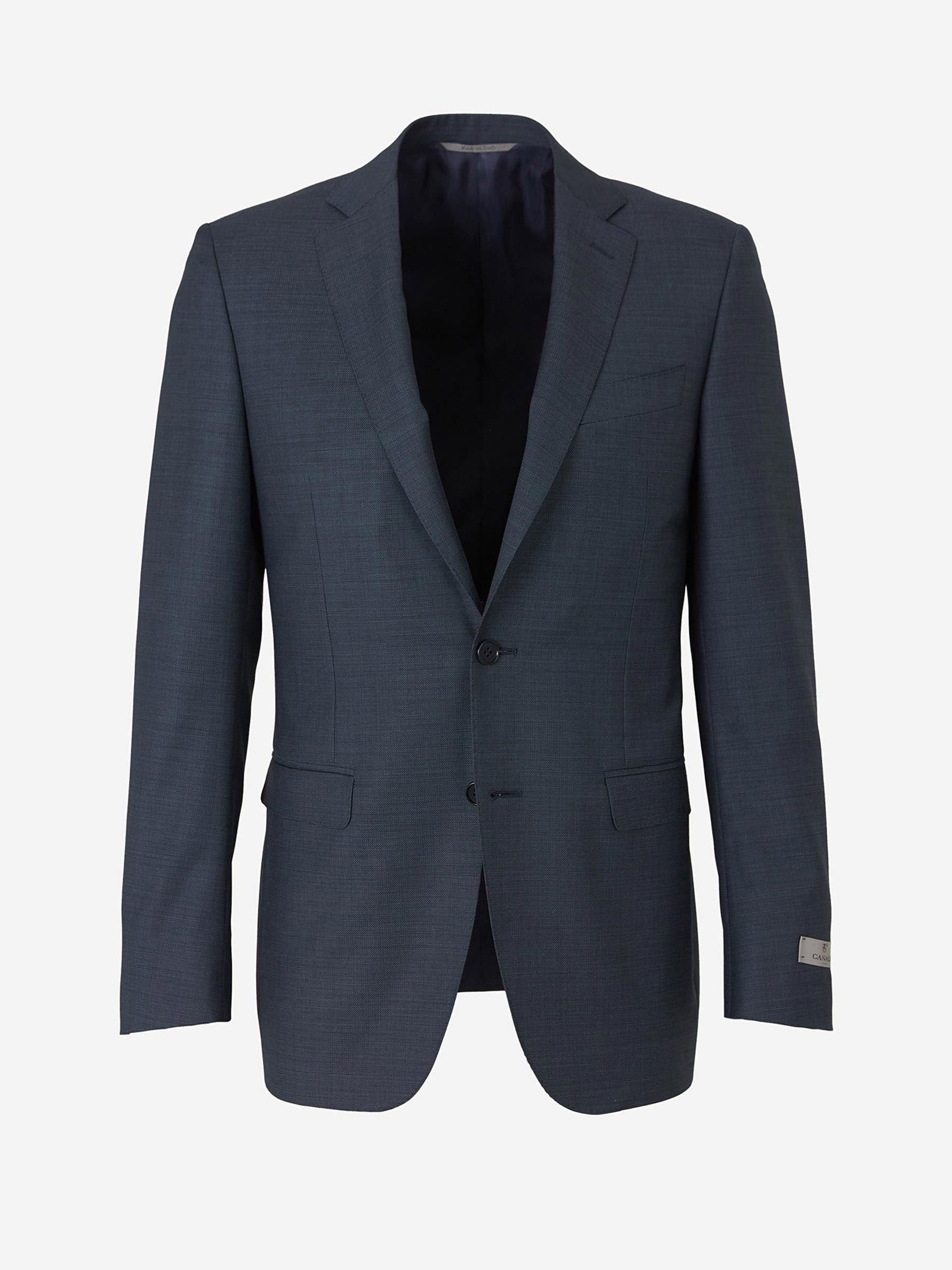 Outlet online Canali Hombre Traje Lana Ojo De Perdiz color Gris Oscuro sku 312-002520 01 - Foto 2