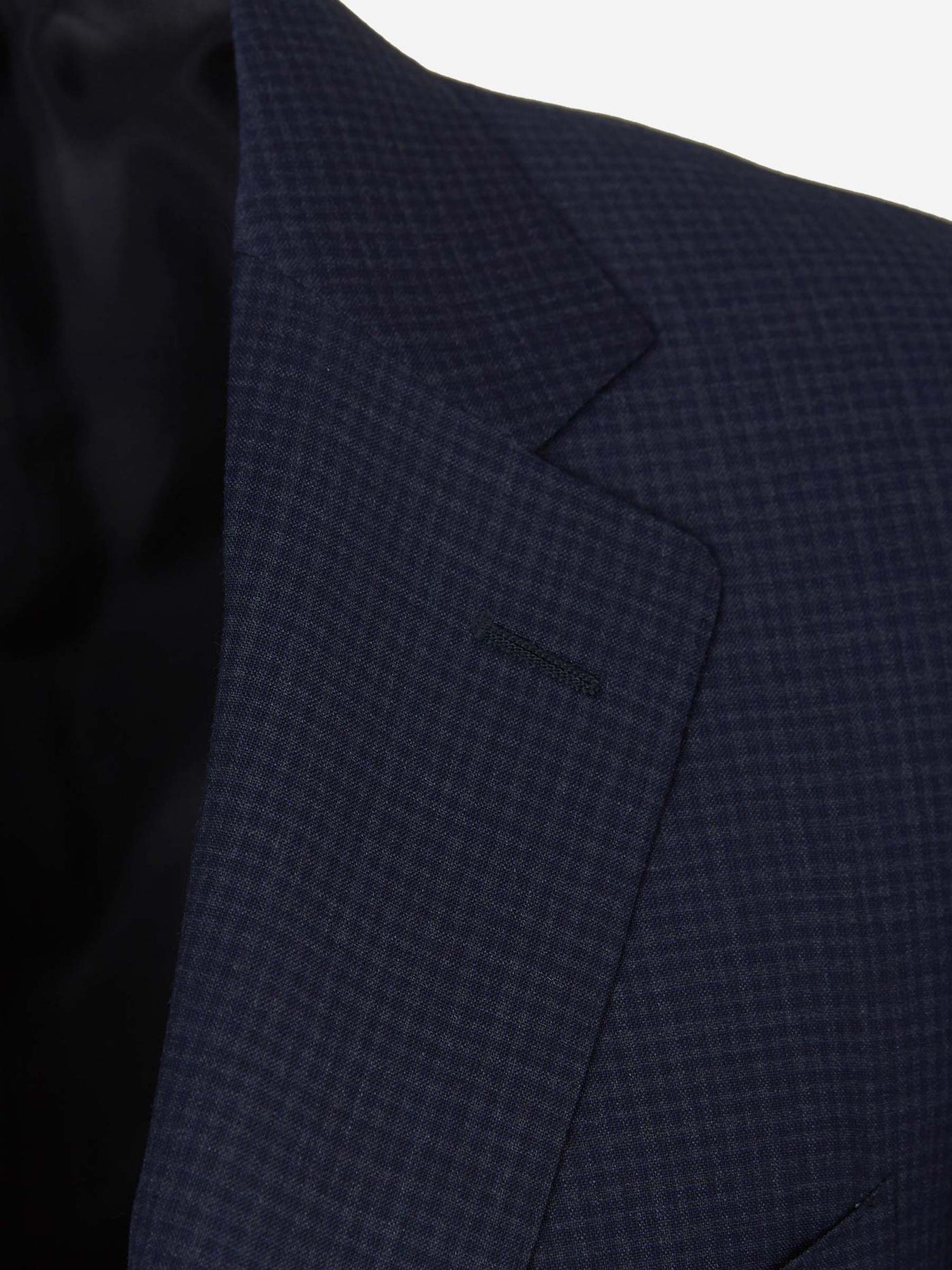 Outlet online Canali Hombre Traje Lana Cuadros color Azul Marino sku 312-002522 01 - Foto 4