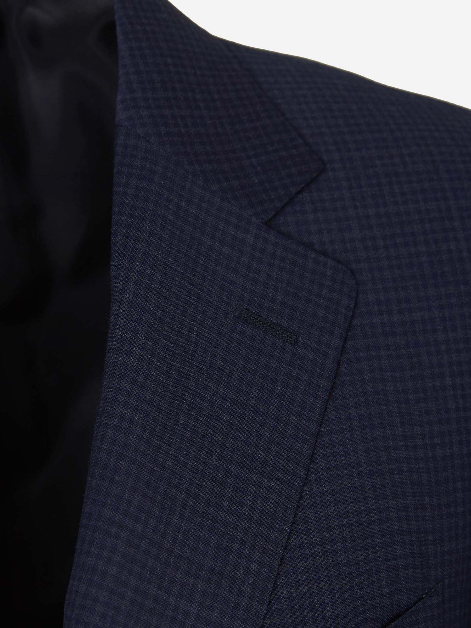 Outlet online Canali Hombre Traje Lana Cuadros color Azul Marino sku 312-002522 01 - Foto 4