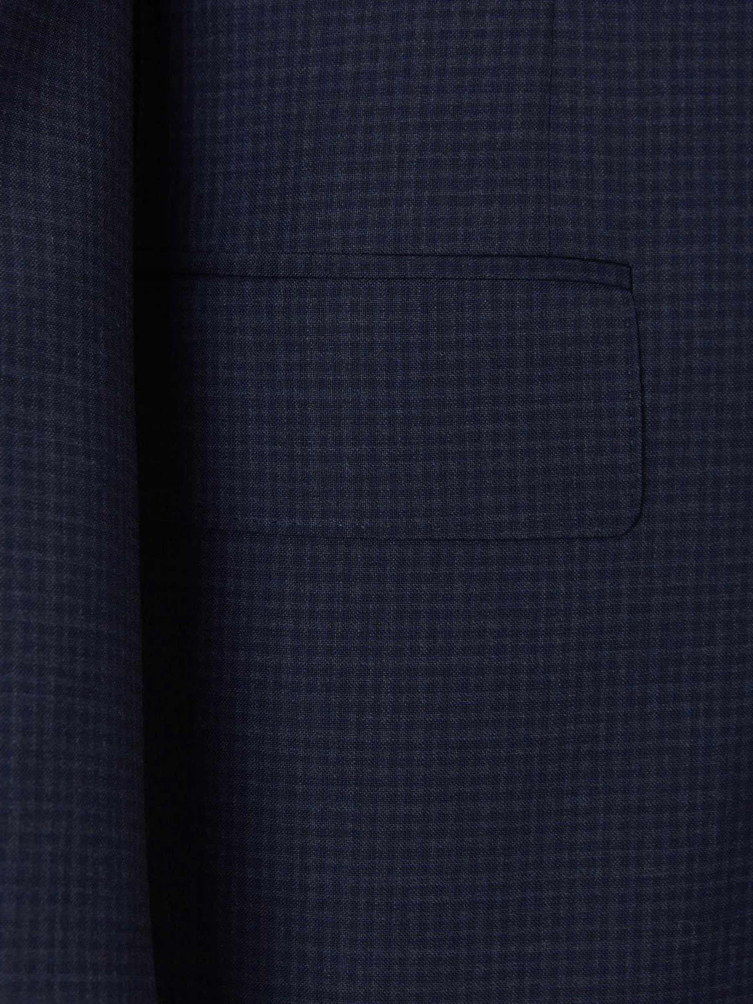 Outlet online Canali Hombre Traje Lana Cuadros color Azul Marino sku 312-002522 01 - Foto 5