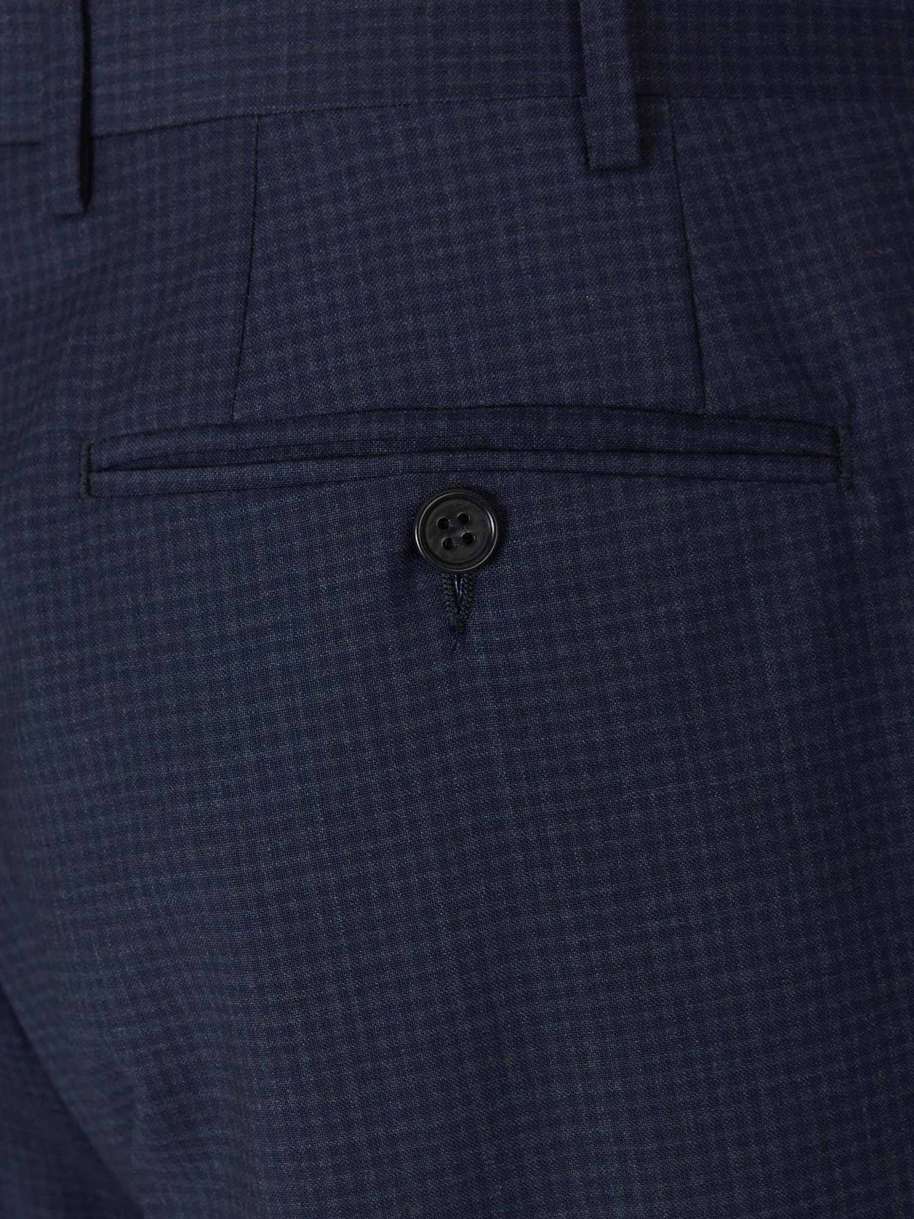 Outlet online Canali Hombre Traje Lana Cuadros color Azul Marino sku 312-002522 01 - Foto 10