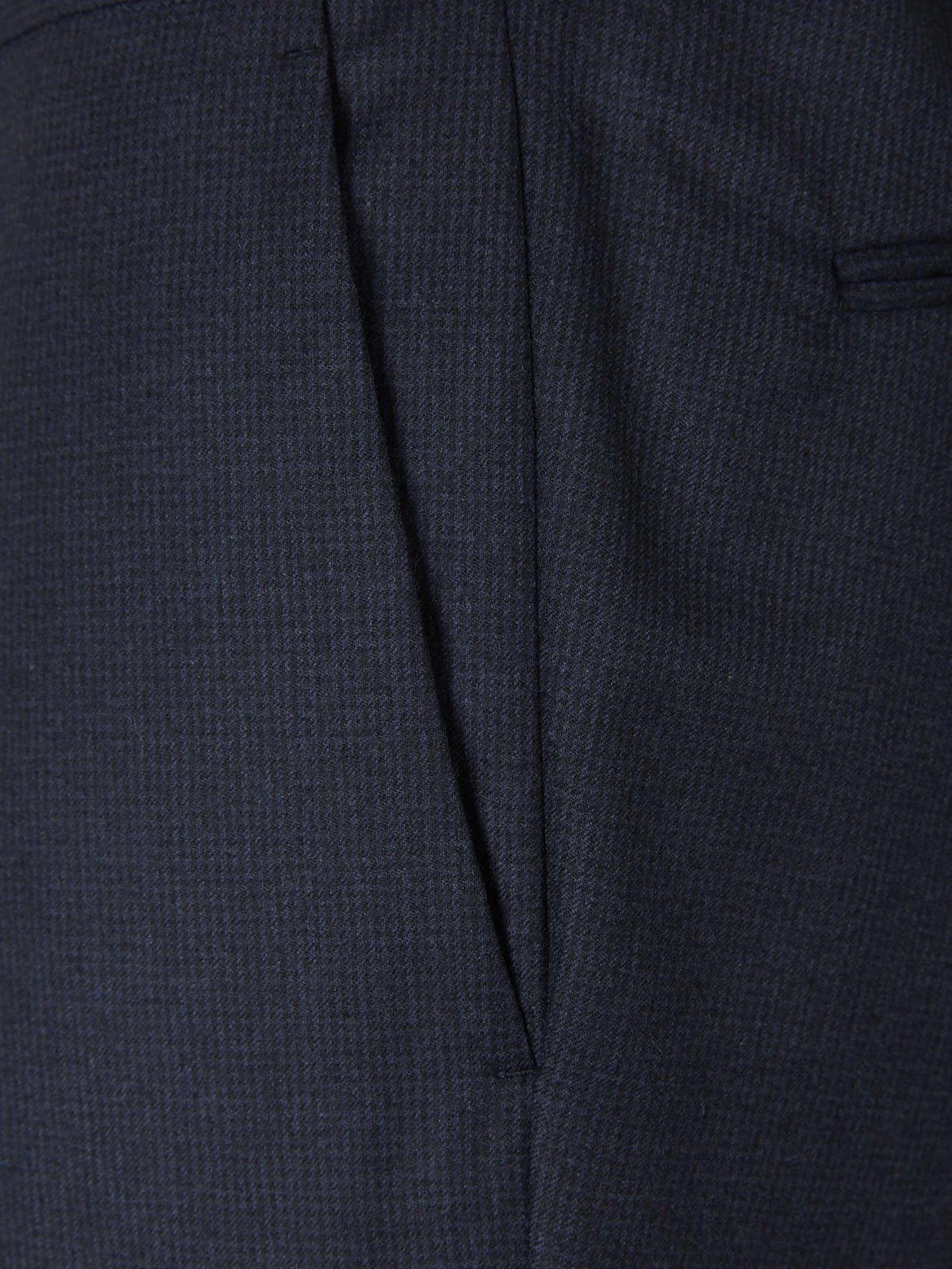 Outlet online Borrelli Hombre Traje Vivara Lana color Azul Marino sku 312-002555 01 - Foto 8