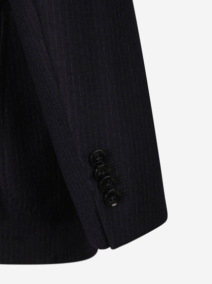 Outlet online Santa Eulalia Hombre Traje Franela Lana color Gris Oscuro sku 312-002701 01 - Foto 5