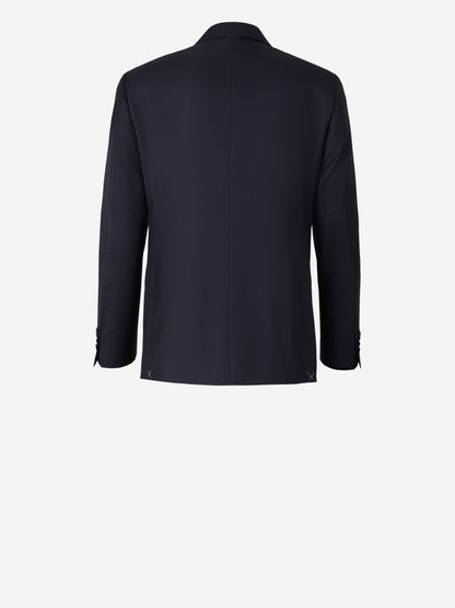Outlet online Canali Hombre Traje de Lana color Azul Noche sku 312-002708 01 - Foto 2