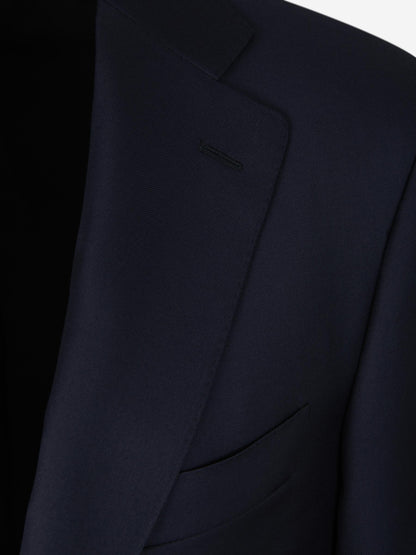 Outlet online Canali Hombre Traje de Lana color Azul Noche sku 312-002708 01 - Foto 3