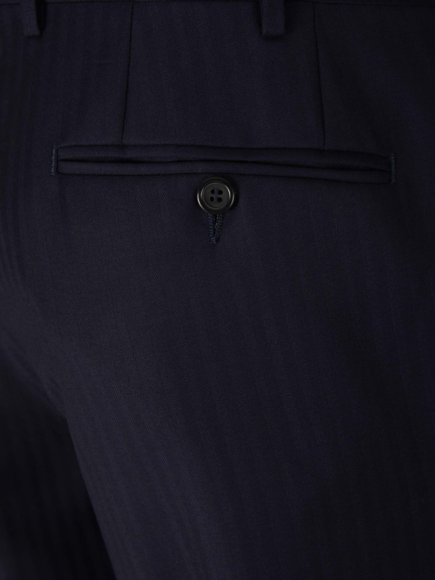 Outlet online Canali Hombre Traje Motivo Rayas Lana color Azul Noche sku 312-002710 01 - Foto 9