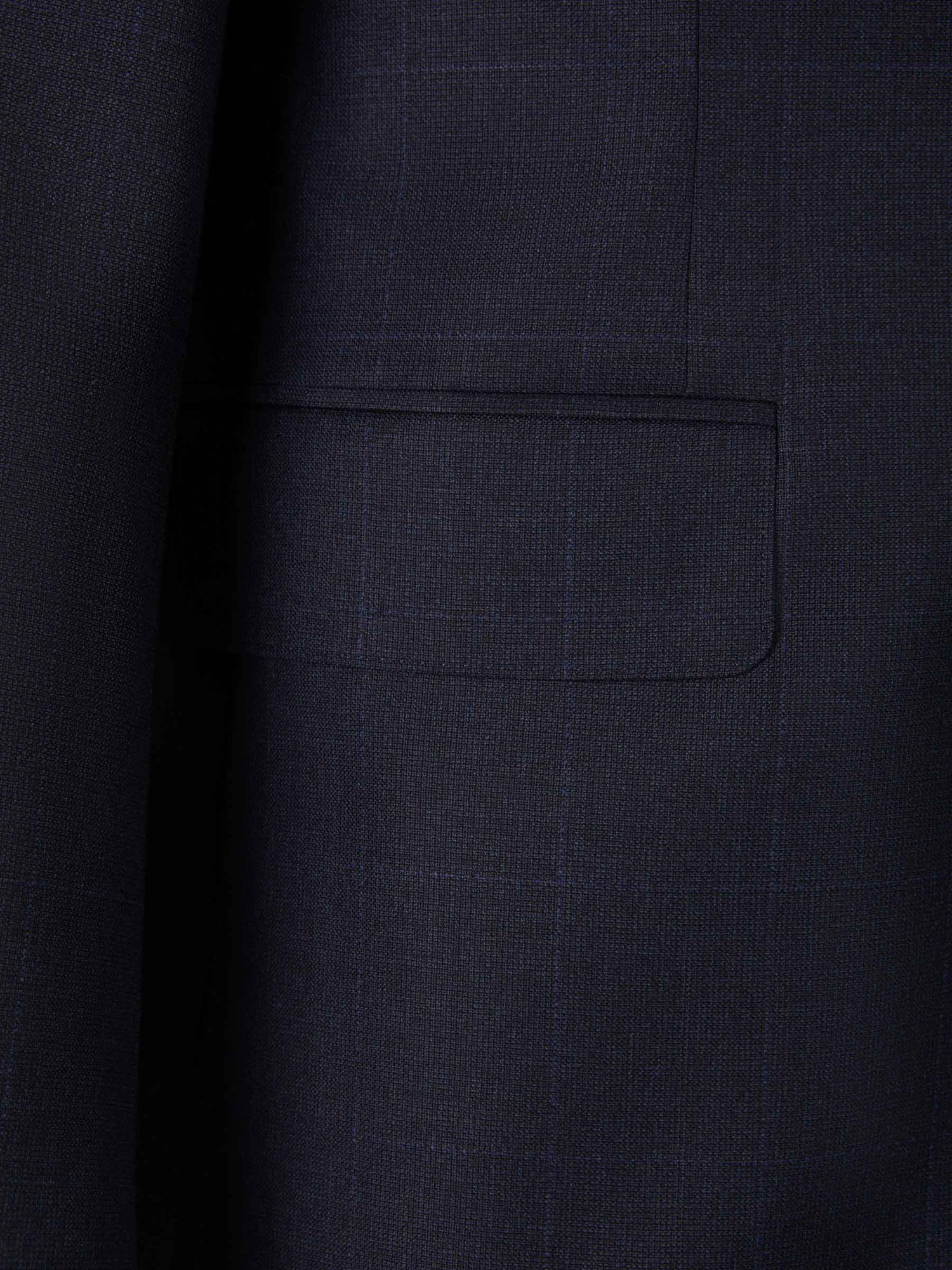 Outlet online Canali Hombre Traje Motivo Cuadros Lana color Gris Oscuro sku 312-002712 01 - Foto 4
