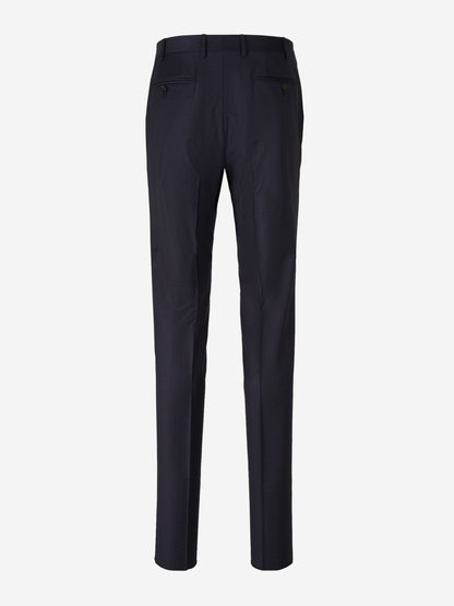 Outlet online Canali Hombre Traje Motivo Cuadros Lana color Gris Oscuro sku 312-002712 01 - Foto 7