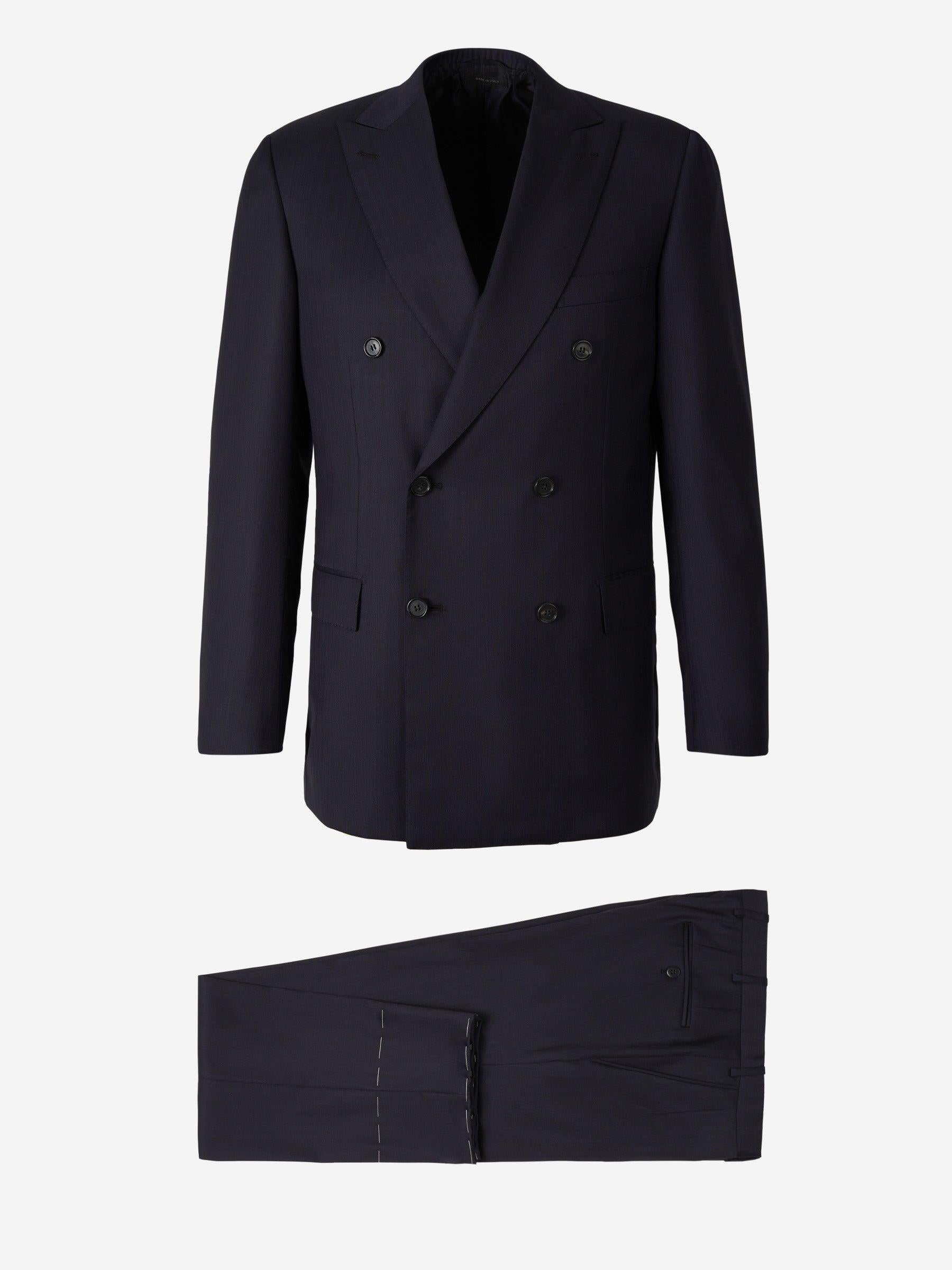 Outlet online Brioni Hombre Traje Lana y Seda color Azul Noche sku 312-002733 01 - Foto 1