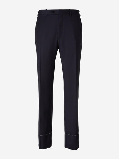 Outlet online Brioni Hombre Traje Lana y Seda color Azul Noche sku 312-002733 01 - Foto 5