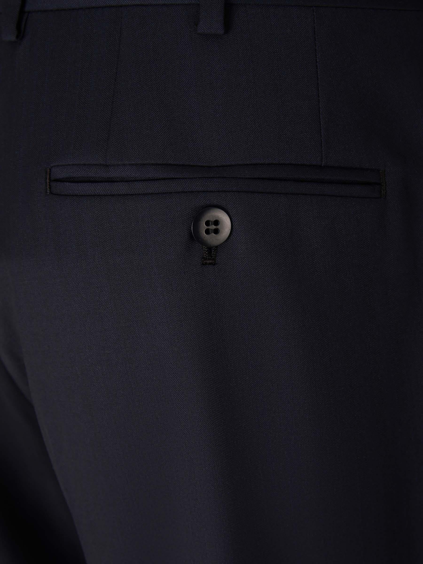 Outlet online Brioni Hombre Traje Lana y Seda color Azul Noche sku 312-002733 01 - Foto 8