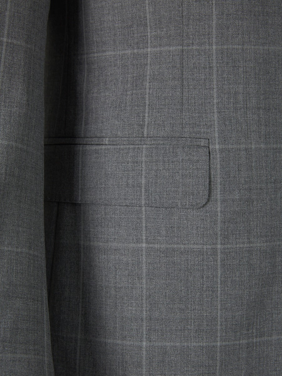 Outlet online Canali Hombre Traje Motivo Cuadros color Gris Claro sku 312-002734 01 - Foto 5