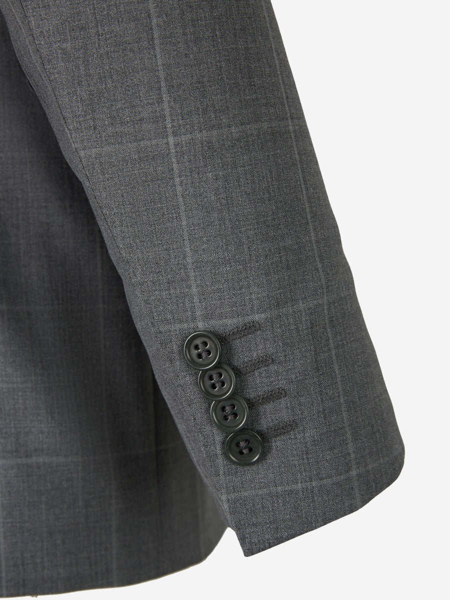 Outlet online Canali Hombre Traje Motivo Cuadros color Gris Claro sku 312-002734 01 - Foto 6