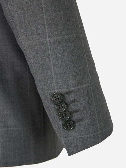 Outlet online Canali Hombre Traje Motivo Cuadros color Gris Claro sku 312-002734 01 - Foto 6