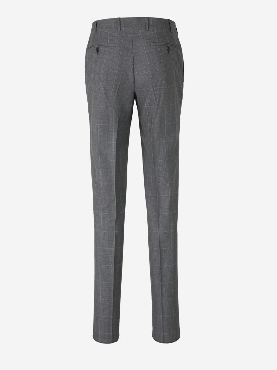 Outlet online Canali Hombre Traje Motivo Cuadros color Gris Claro sku 312-002734 01 - Foto 8