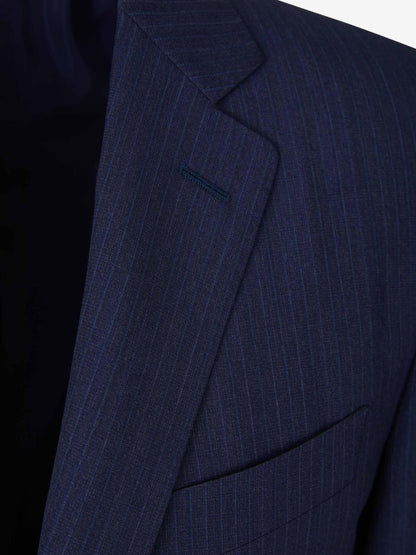 Outlet online Canali Hombre Traje Lana color Azul Cobalto sku 312-002741 01 - Foto 3