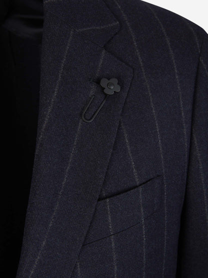 Outlet online Lardini Hombre Traje Motivo Rayas color Gris Piedra sku 312-002749 02 - Foto 3