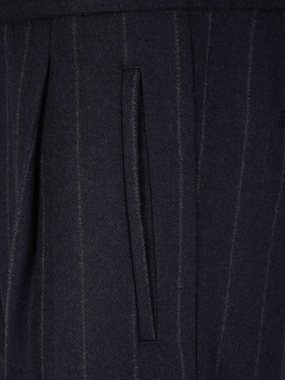 Outlet online Lardini Hombre Traje Motivo Rayas color Azul Noche sku 312-002749 01 - Foto 8