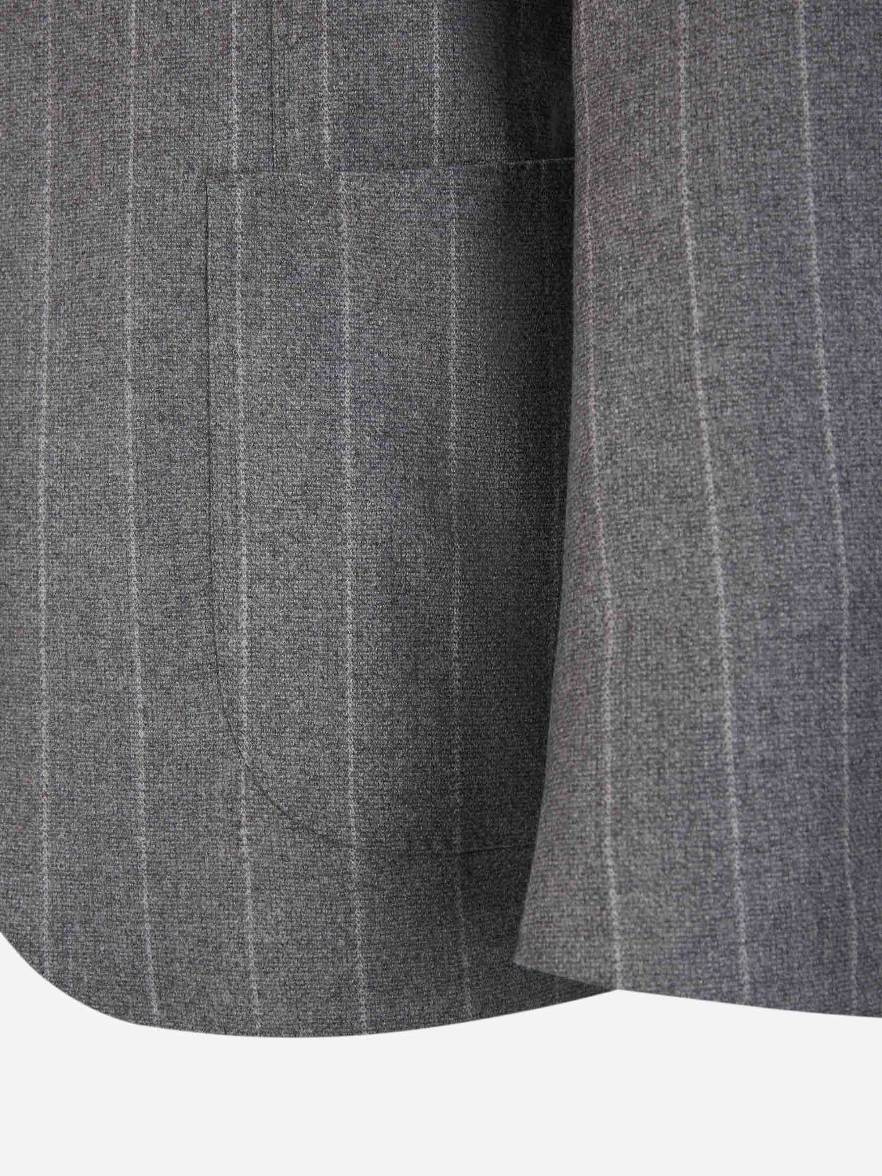Outlet online Lardini Hombre Traje Motivo Rayas color Azul Noche sku 312-002749 01 - Foto 13