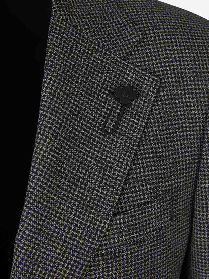 Outlet online Lardini Hombre Traje Punto Lana color Gris Oscuro sku 312-002750 01 - Foto 3
