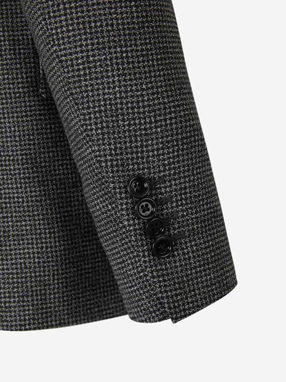 Outlet online Lardini Hombre Traje Punto Lana color Gris Oscuro sku 312-002750 01 - Foto 5