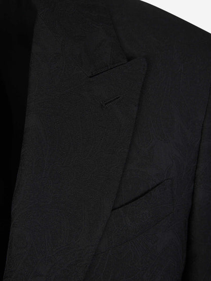 Outlet online Etro Hombre Traje Motivo Paisley color Negro sku 312-002755 01 - Foto 3
