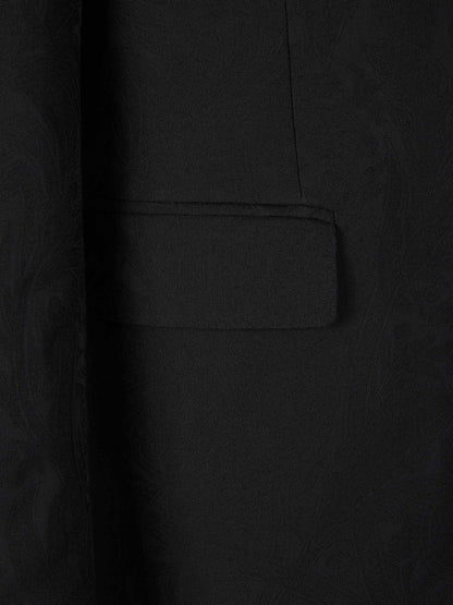 Outlet online Etro Hombre Traje Motivo Paisley color Negro sku 312-002755 01 - Foto 4