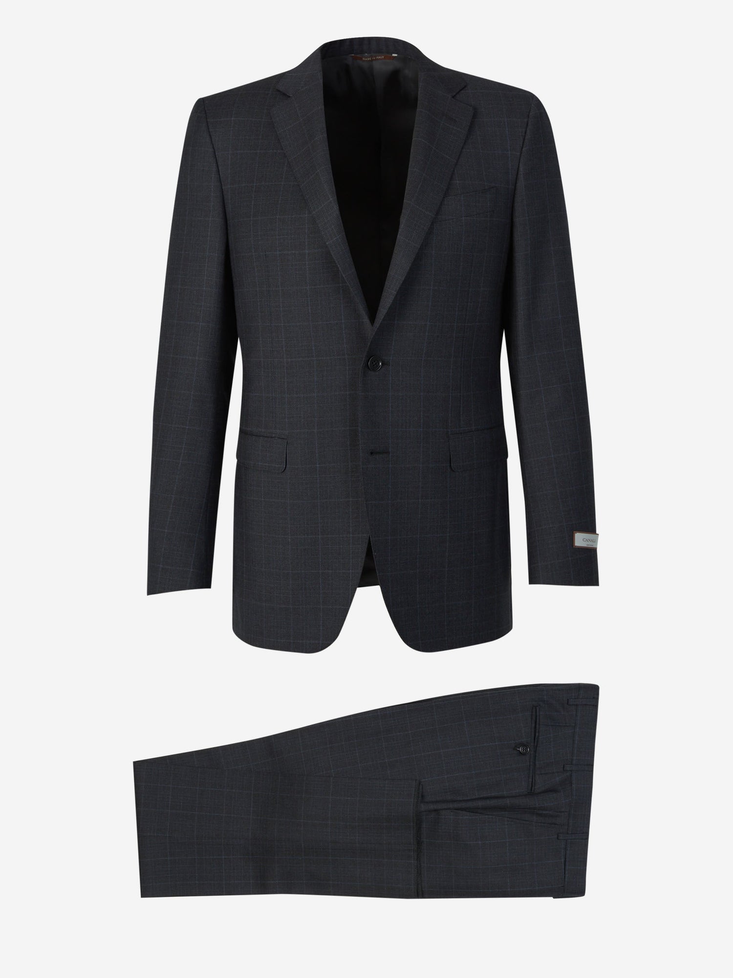 Outlet online Canali Hombre Traje Clásico Lana color Azul Noche sku 312-002766 01 - Foto 1