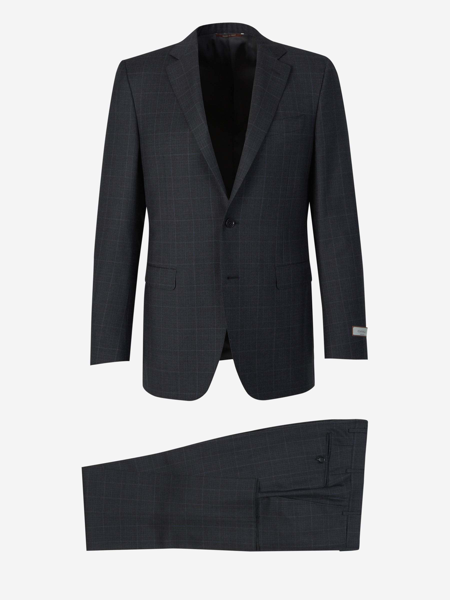 Outlet online Canali Hombre Traje Clásico Lana color Azul Noche sku 312-002766 01 - Foto 1