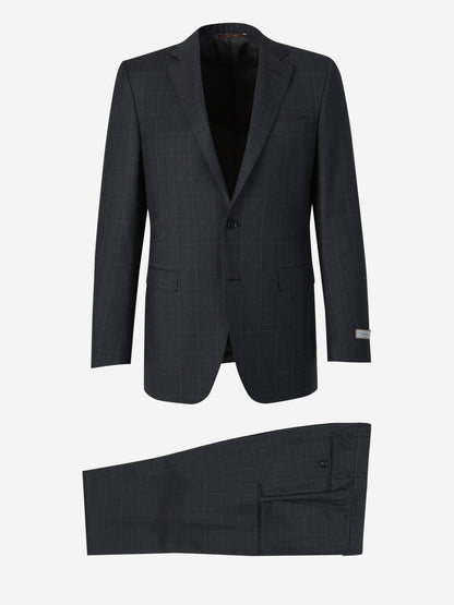 Outlet online Canali Hombre Traje Clásico Lana color Azul Noche sku 312-002766 01 - Foto 1