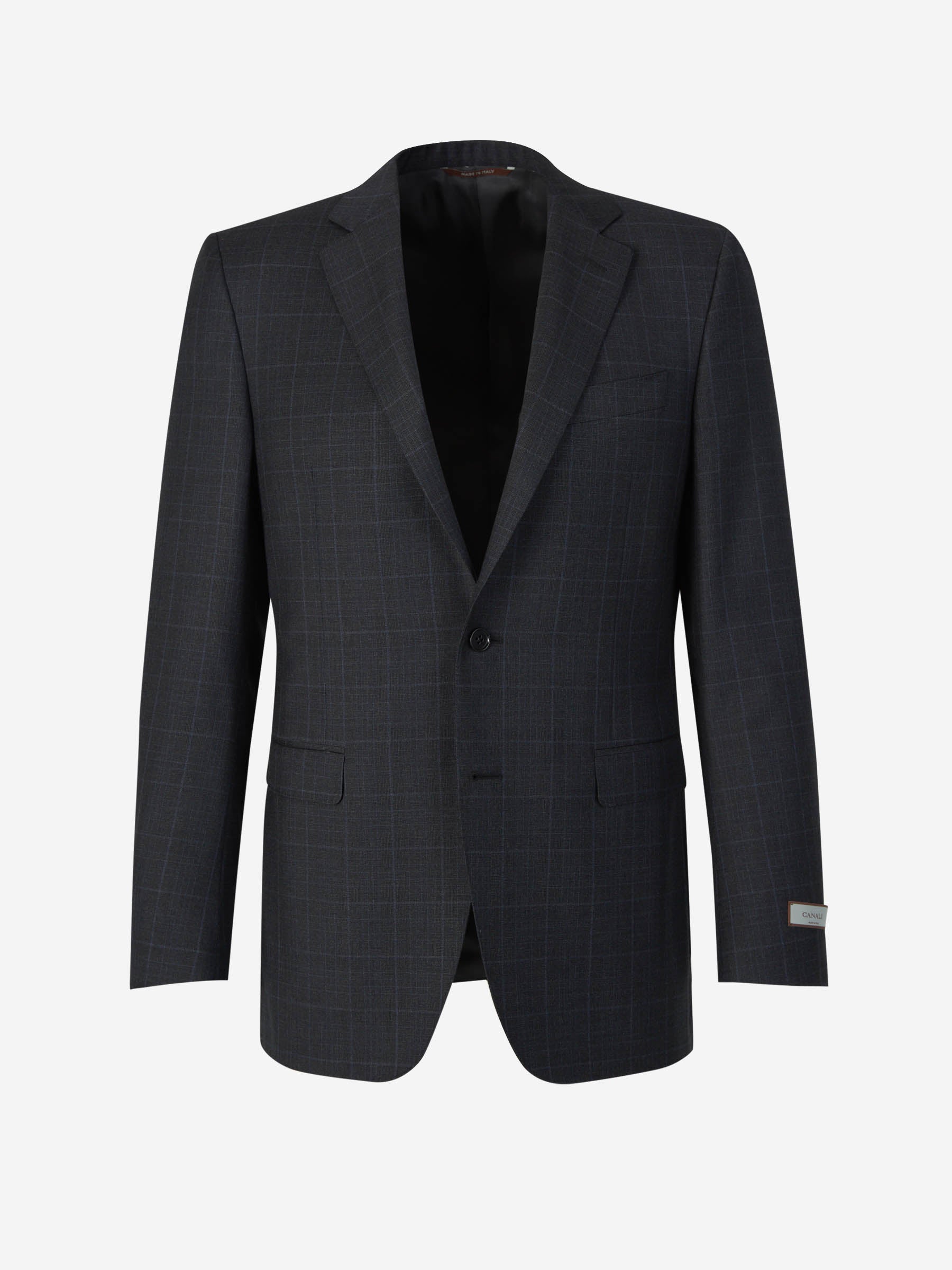 Outlet online Canali Hombre Traje Clásico Lana color Azul Noche sku 312-002766 01 - Foto 2
